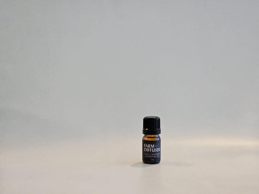 Single lavender essential oil vial