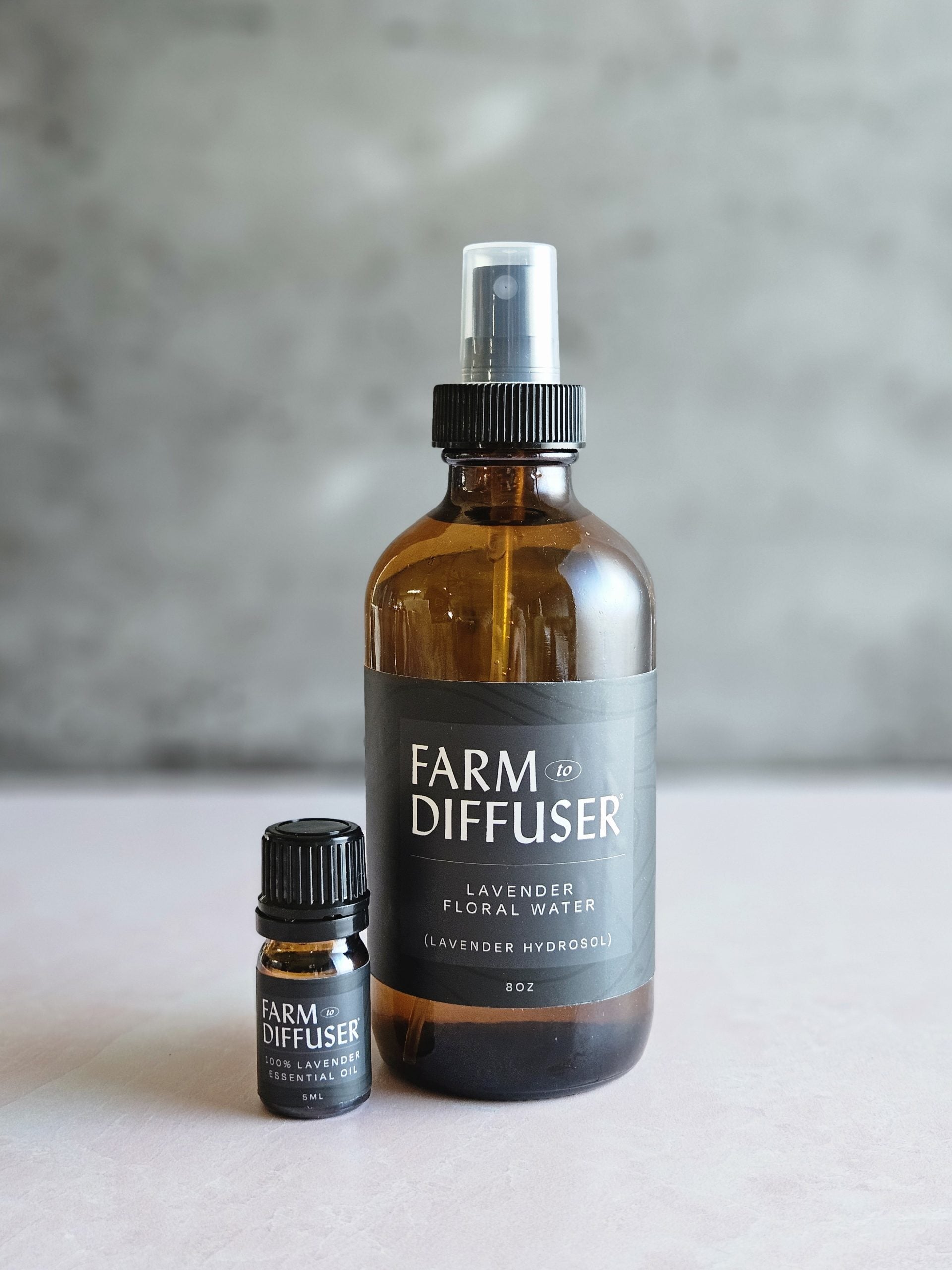 The Basics Bundle - Lavender Essential Oil + Lavender Floral Water, 100% Lavender Hydrosol