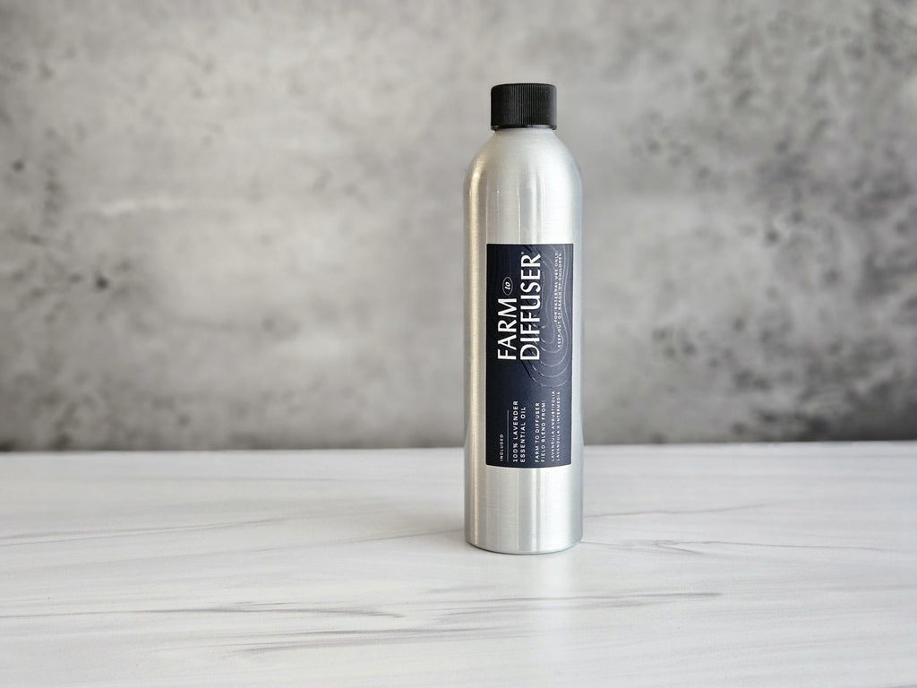 Lavender Essential Oil in an aluminum essential oil bottle 8 ounce size