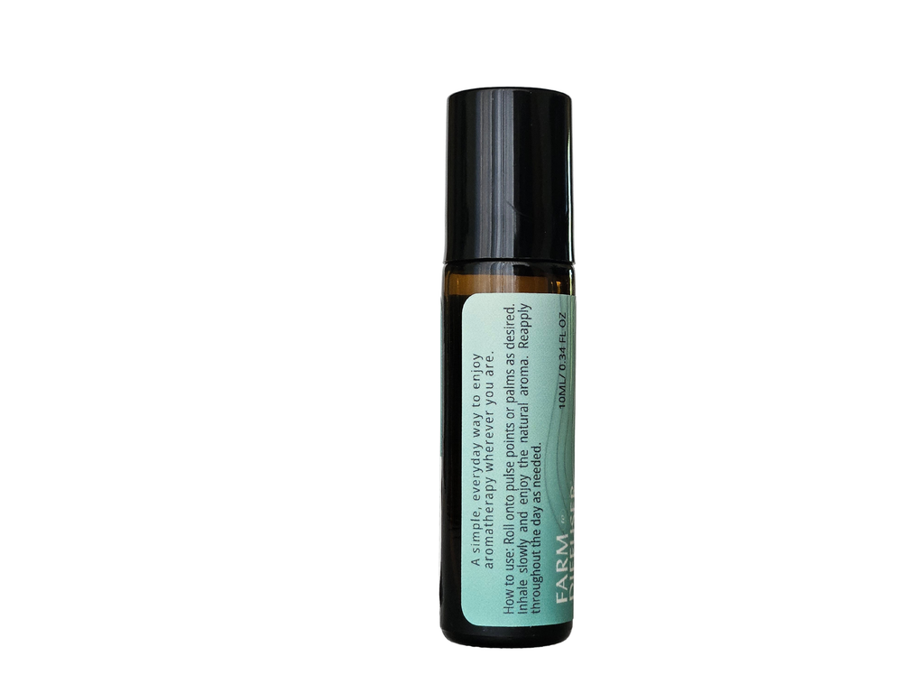 RESTORE aromatherapy roll-on with frankincense lavender bergamot grapefruit in sweet almond oil | Farm to Diffuser